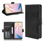 For Oukitel C21 Pro Skin Feel Calf Pattern Horizontal Flip Leather Case with Holder & Card Slots & Photo Frame(Black)