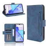 For Umidigi Power 5 Skin Feel Calf Pattern Horizontal Flip Leather Case with Holder & Card Slots & Photo Frame(Blue)