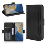 For ZTE Blade A51 Skin Feel Calf Pattern Horizontal Flip Leather Case with Holder & Card Slots & Photo Frame(Black)
