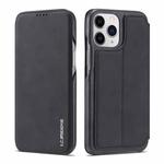 For iPhone 13 Pro Max LC.IMEEKE Hon Ancient Series Horizontal Flip Leather Case with Holder & Card Slot (Black)