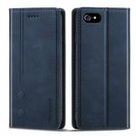 Forwenw F2 Series Magnetic Horizontal Flip Leather Case with Holder & Card Slots & Wallet For iPhone 8 Plus / 7 Plus(Blue)