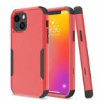 For iPhone 13 Commuter Shockproof TPU + PC Protective Case(Red + Black)