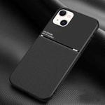 For iPhone 13 mini Classic Tilt Strip Grain Magnetic Shockproof PC + TPU Case (Black)