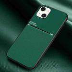 For iPhone 13 mini Classic Tilt Strip Grain Magnetic Shockproof PC + TPU Case (Green)