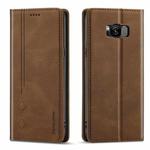 For Samsung Galaxy S8+ Forwenw F2 Series Magnetic Horizontal Flip Leather Case with Holder & Card Slots & Wallet(Brown)