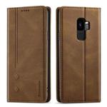 For Samsung Galaxy S9 Forwenw F2 Series Magnetic Horizontal Flip Leather Case with Holder & Card Slots & Wallet(Brown)