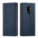For Samsung Galaxy S9 Forwenw F2 Series Magnetic Horizontal Flip Leather Case with Holder & Card Slots & Wallet(Blue)