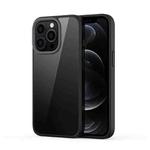 For iPhone 13 Pro Ming Shield Hybrid Frosted Transparent PC + TPU Scratchproof Shockproof Case (Black)