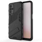 For OPPO A93s 5G Punk Armor 2 in 1 PC + TPU Shockproof Case with Invisible Holder(Black)