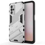 For OPPO A93s 5G Punk Armor 2 in 1 PC + TPU Shockproof Case with Invisible Holder(White)
