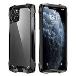 R-JUST Metal Airbag Shockproof Protective Case For iPhone 13 mini(Black)