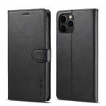 For iPhone 13 Pro Max LC.IMEEKE Calf Texture Horizontal Flip Leather Case with Holder & Card Slots & Wallet (Black)