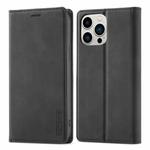 For iPhone 13 Pro Max LC.IMEEKE Strong Magnetic PU + Matte TPU Horizontal Flip Leather Case with Holder & Card Slots & Wallet For iPhone 13 Pro(Black)