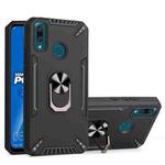 For Huawei Y9 2019 PC + TPU Protective Case with 360 Degrees Rotatable Ring Holder(Black)