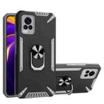 For vivo V20 Pro PC + TPU Protective Case with 360 Degrees Rotatable Ring Holder(Gray)