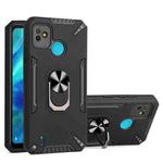 For Tecno Pop 5 PC + TPU Protective Case with 360 Degrees Rotatable Ring Holder(Black)