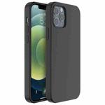 Mutural Yuemu Series Liquid Silicone Microfiber Protective Case For iPhone 13 Pro(Black)