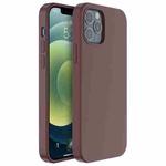 Mutural Yuemu Series Liquid Silicone Microfiber Protective Case For iPhone 13 Pro(Wine Red)