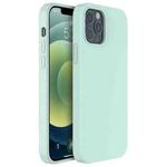 Mutural Yuemu Series Liquid Silicone Microfiber Protective Case For iPhone 13 Pro(Sky Blue)