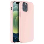 For iPhone 13 Pro Max Mutural Yuemu Series Liquid Silicone Microfiber Protective Case (Pink)