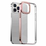 Baseus Glitter Plating PC Shockproof Protective Case For iPhone 13 Pro(Pink)