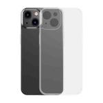 For iPhone 13 Baseus Frosted Glass + TPU Shockproof Protective Case(Transparent)