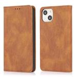 For iPhone 13 Pro Strong Magnetic Crazy Horse Texture Horizontal Flip Leather Case with Holder & Card Slots & Wallet (Brown)