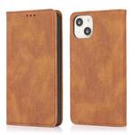 For iPhone 13 Pro Max Strong Magnetic Crazy Horse Texture Horizontal Flip Leather Case with Holder & Card Slots & Wallet (Brown)
