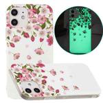 For iPhone 12 mini Luminous TPU Pattern Soft Protective Case (Cherry Blossoms)