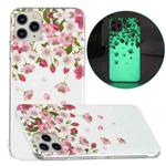 For iPhone 11 Pro Max Luminous TPU Pattern Soft Protective Case (Cherry Blossoms)