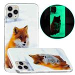For iPhone 11 Pro Max Luminous TPU Pattern Soft Protective Case (White Fox)