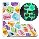 For iPhone XR Luminous TPU Pattern Soft Protective Case(Hamburger)