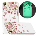 For iPhone SE 2022 / SE 2020 / 8 / 7 Luminous TPU Pattern Soft Protective Case(Cherry Blossoms)