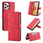 For iPhone 13 mini AZNS Dream Second Generation Skin Feel PU+TPU Horizontal Flip Leather Case with Holder & Card Slots & Wallet (Red)