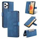 For iPhone 13 mini AZNS Dream Second Generation Skin Feel PU+TPU Horizontal Flip Leather Case with Holder & Card Slots & Wallet (Blue)