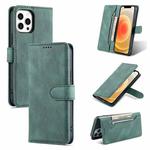 For iPhone 13 Pro AZNS Dream Second Generation Skin Feel PU+TPU Horizontal Flip Leather Case with Holder & Card Slots & Wallet (Green)