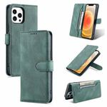 For iPhone 13 Pro Max AZNS Dream Second Generation Skin Feel PU+TPU Horizontal Flip Leather Case with Holder & Card Slots & Wallet (Green)