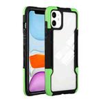For iPhone 13 TPU + PC + Acrylic 3 in 1 Shockproof Protective Case(Green)
