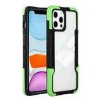 For iPhone 13 Pro Max TPU + PC + Acrylic 3 in 1 Shockproof Protective Case (Green)