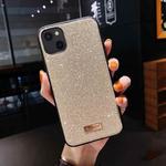 For iPhone 13 mini SULADA Shockproof TPU + Handmade Leather Case (Gold)