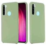 For Xiaomi Redmi Note 8 2021 Pure Color Liquid Silicone Shockproof Full Coverage Case(Green)