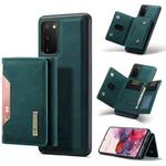 For Samsung Galaxy S20 DG.MING M2 Series 3-Fold Multi Card Bag Back Cover Shockproof Case with Wallet & Holder Function(Green)