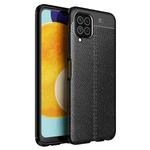 Litchi Texture TPU Shockproof Case For Samsung Galaxy M32 International Version(Black)