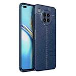 Litchi Texture TPU Shockproof Case For Huawei nova 8i(Blue)