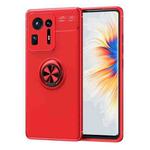 For Xiaomi Mix 4 Metal Ring Holder 360 Degree Rotating TPU Case(Red)