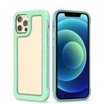 Crystal PC + TPU Shockproof Case For iPhone 12 mini(Matcha Green + Finland Green)