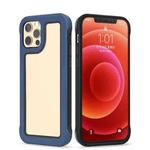 For iPhone 11 Crystal PC + TPU Shockproof Case (Cobalt Blue + Black)