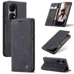 CaseMe 013 Multifunctional Horizontal Flip Leather Case with Holder & Card Slot & Wallet For Huawei P50(Black)