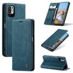 CaseMe 013 Multifunctional Horizontal Flip Leather Case with Holder & Card Slot & Wallet For Xiaomi Redmi Note 10 5G(Blue)