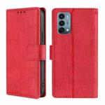 Skin Feel Crocodile Texture Magnetic Clasp Horizontal Flip PU Leather Case with Holder & Card Slots & Wallet For OnePlus Nord N200 5G(Red)